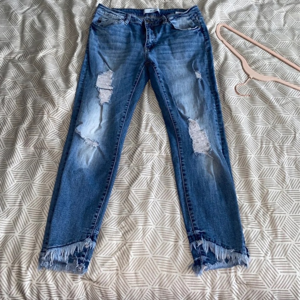 KanCan Frayed Jeans